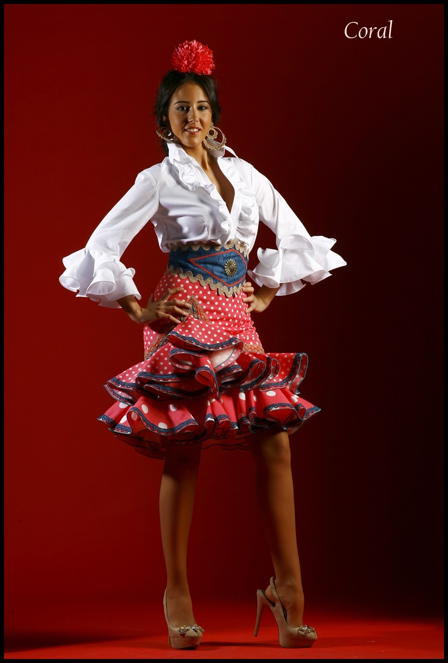 Falda y camisas de flamenco malaga